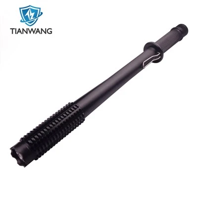 Pistolet paralysant à choc électrique long en aluminium avec lampe de poche
