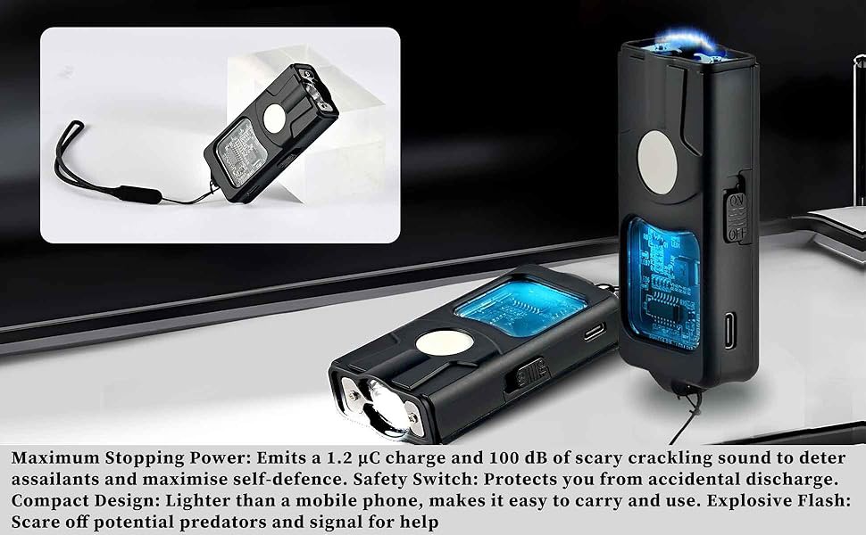stun gun self defense with LED battery Indicator stun gun self defense with LED battery Indicator